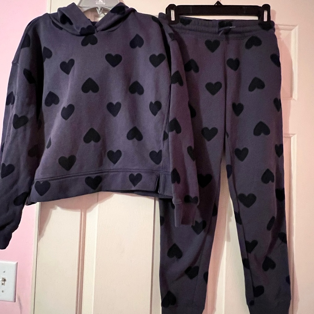 Girls Old Navy Matching Set in Purple and Black